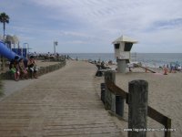 boardwalk at Main Beach, Laguna Beach, California