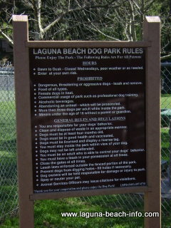 Laguna Beach Dog Park Rules