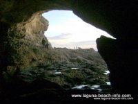 Cave at Thousand Steps Beach 1000 steps beach, Laguna Beach, California