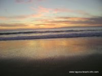 Sunset at Thousand Steps Beach, 1000 Steps Beach, Laguna Beach, California