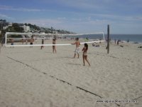 Volleyball at Main Beach, Laguna Beach, California