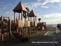 Children's Playground at Aliso Beach Laguna Beach, California