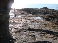 Entrance to the tidepools at Crescent Bay, Laguna Beach tidepools