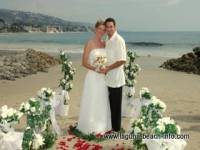 Doss Beach Wedding on the sand at Main Beach, Laguna Beach Weddings