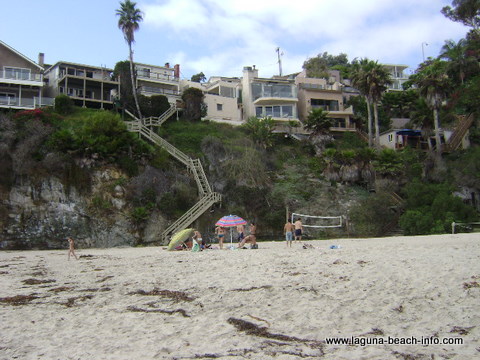 Volleyball at Thousand Steps Beach, Laguna Beach, California