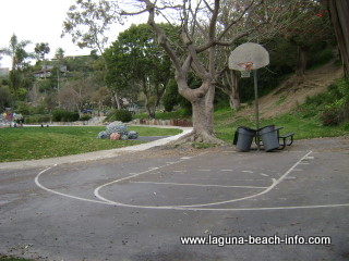 Basketball court at Bluebird Park, Laguna Beach Parks