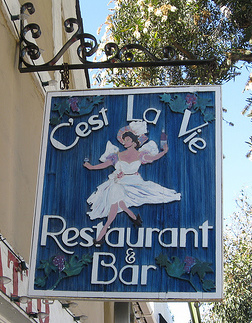 C'est La Vie Dining, Laguna Beach French Restaurants - Laguna Beach Information, California