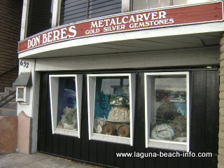 Don Beres Metalcarver Jewelry Store, Laguna Beach Shops