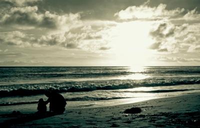 Father and Daughter (Laguna Beach)