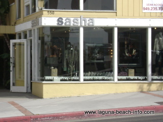 sasha womens clothing fashion boutique store, laguna beach shops