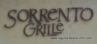 Sorrento Grille Restaurant, Laguna Beach Restaurants