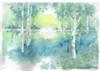 Case of the Blues<br>Watercolor Painting by Karen Styron Stone