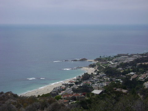Aliso Beach from Aliso Peak Trail in Laguna Beach