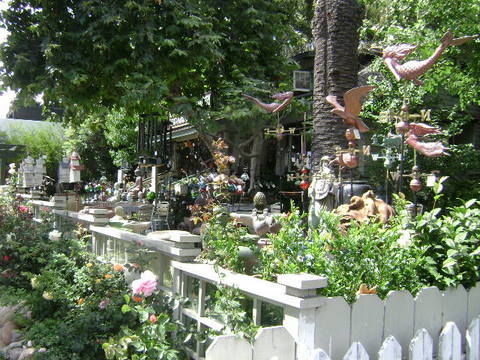 Madison Square Garden & Cafe roses in Laguna Beach