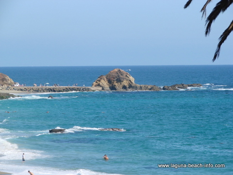View of Goff Island from Victoria Beach Laguna Beach