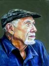Artist in Cap<br>by Renuka Pillai